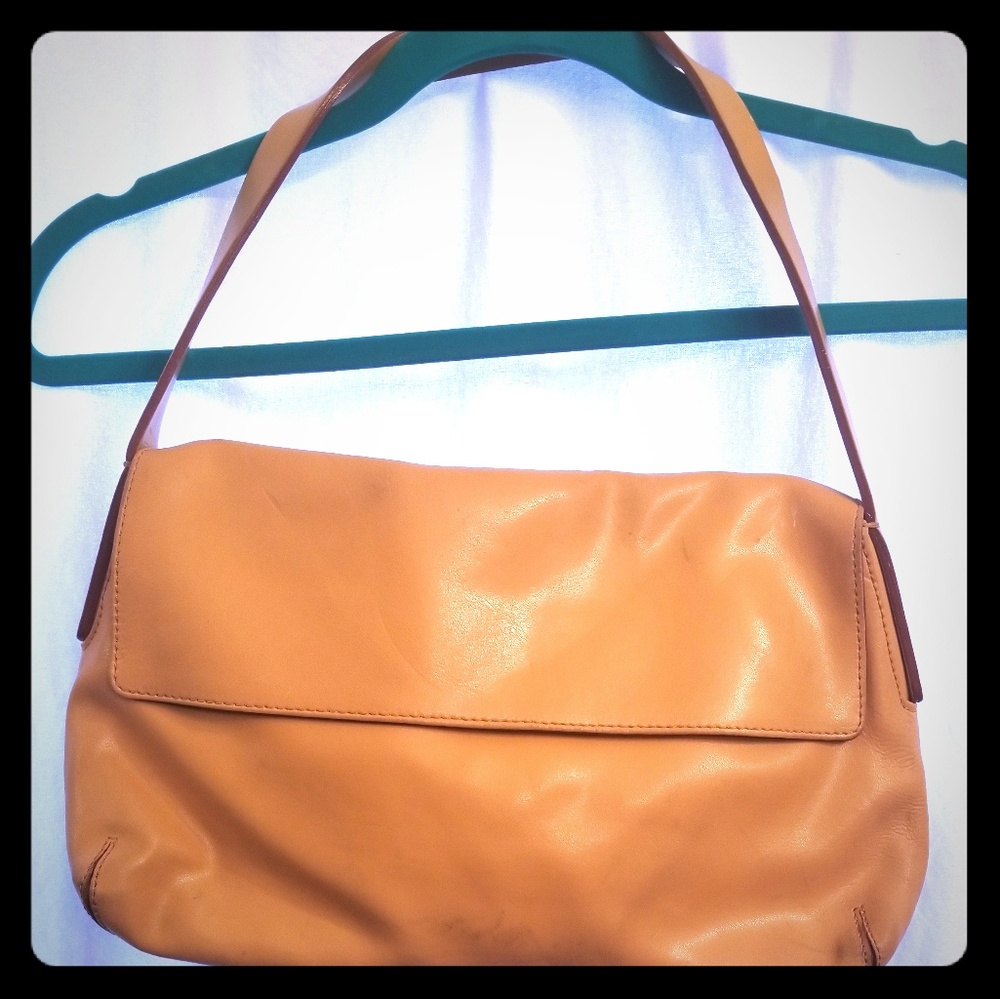 Francesco Biasia Tan Leather Bag